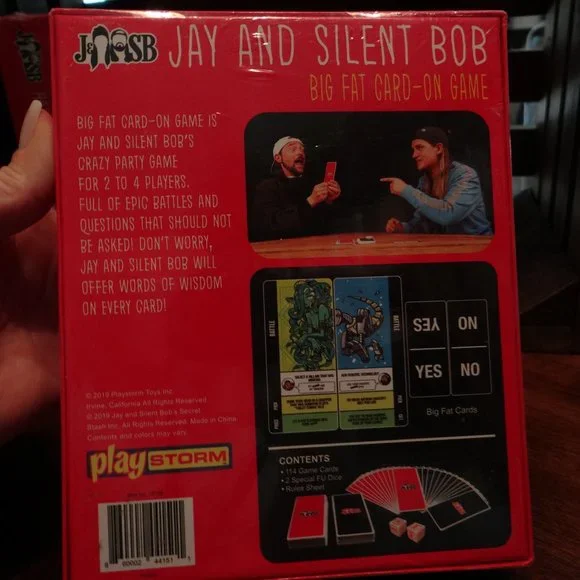 Jay & Silent Bob Big Fat Card-On Game NEW Sealed - Picture 2 of 3